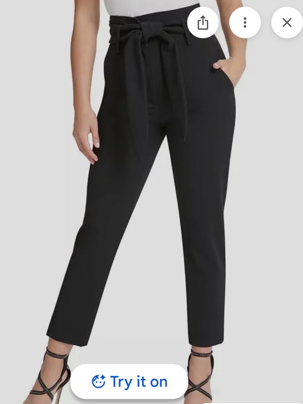 DKNY Nikki Beach Black size 8P  pants